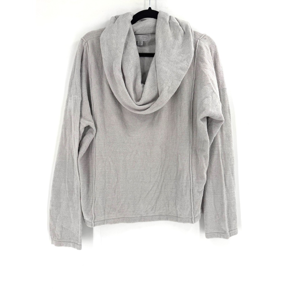 Barefoot Dreams Pullover Women XL Grey Cowl Neck CozyChic Ultra Lite Loungewear
